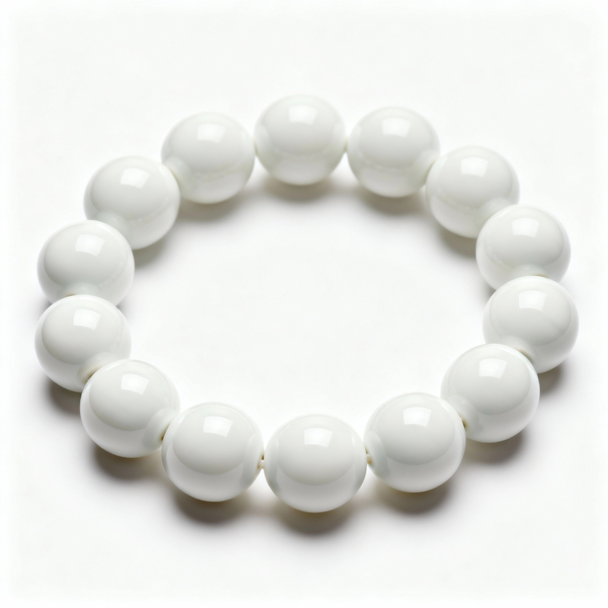 Dehua beli porcelan narukvice