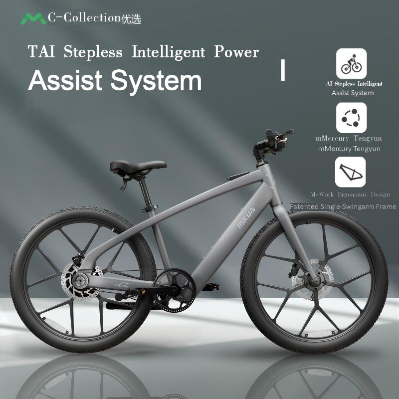 Pametni e-bicikl sa električnom pomoći — Inteligentni e-bicikl dugog dometa, ergonomski e-bicikl za cestu, 3 nivoa pomoći