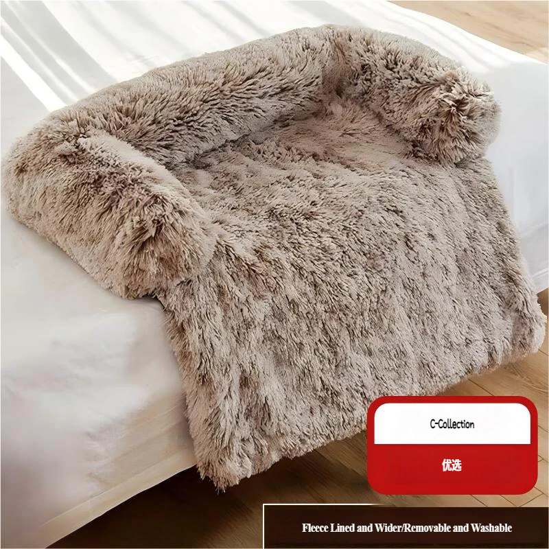 Sofa krevet za velike pse — Odvojiv, periv, za sve sezone, kafa gradijent, Veličina L (do 40kg)