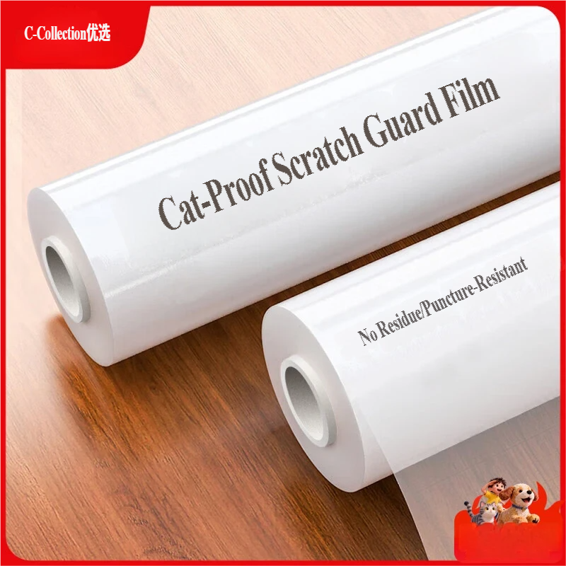 Zaštita za sofu protiv grebanja — Providna i vodootporna - [Približno 3cm × 20cm] Bez ostataka, lako se lepi