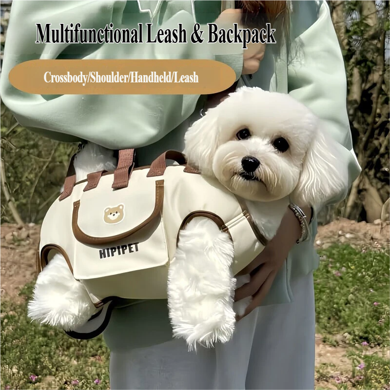 Torba za nošenje ljubimaca — 4-u-1 za mačke i male pse, Preko ramena, Ručna torba, Torba na rame, Torba za putovanje sa crtanim likom - Veličina S: Preporučuje se za ljubimce 4-8 lbs (1.8-3.6 kg)