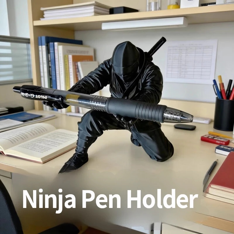 Nindža stalak za olovke - Crni nindža stalak za olovke [1 komad]