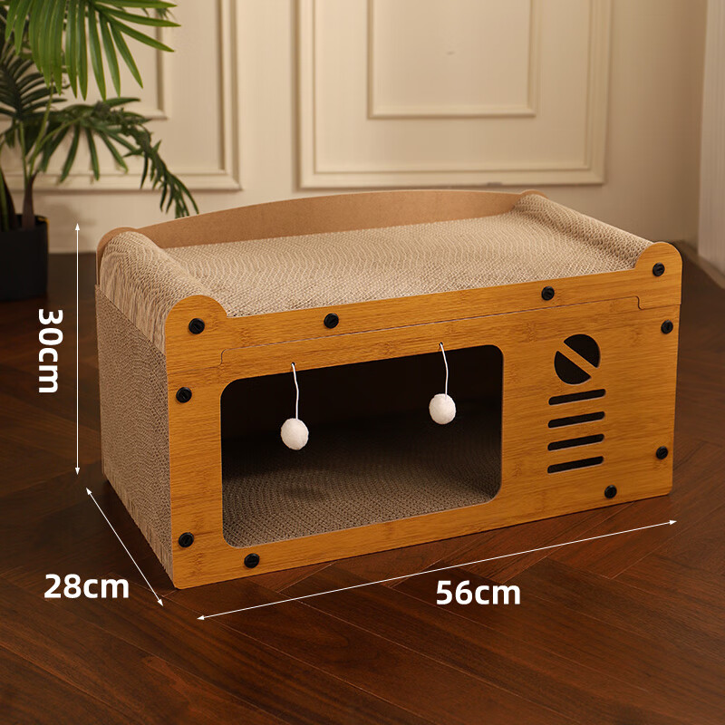 3D daska za grebanje za mačke [model TV dvoslojne daske za grebanje (do 20 jin / 10 kg)]